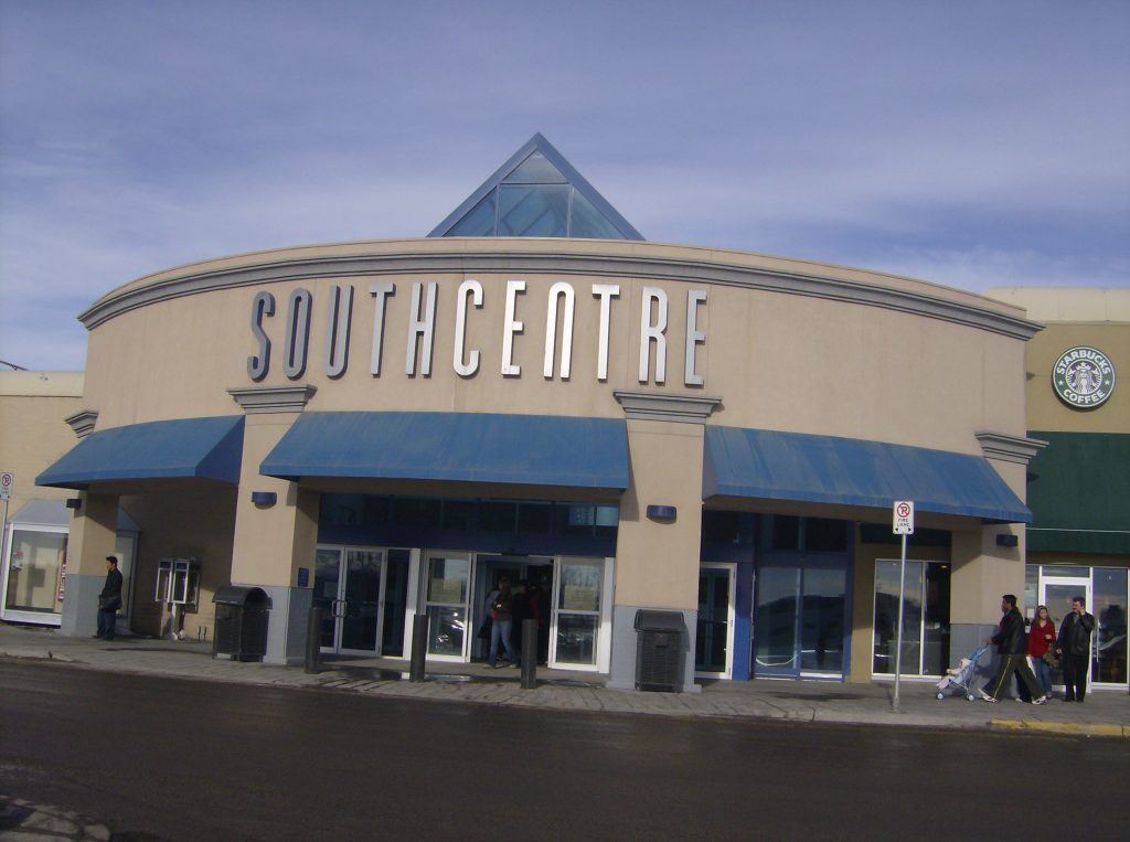 Southcentre Mall entrance